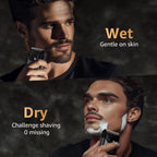 Foil Shavers for Men, Mini Razor, Compact Face Shaver, IPX7 Waterproof Wet Dry