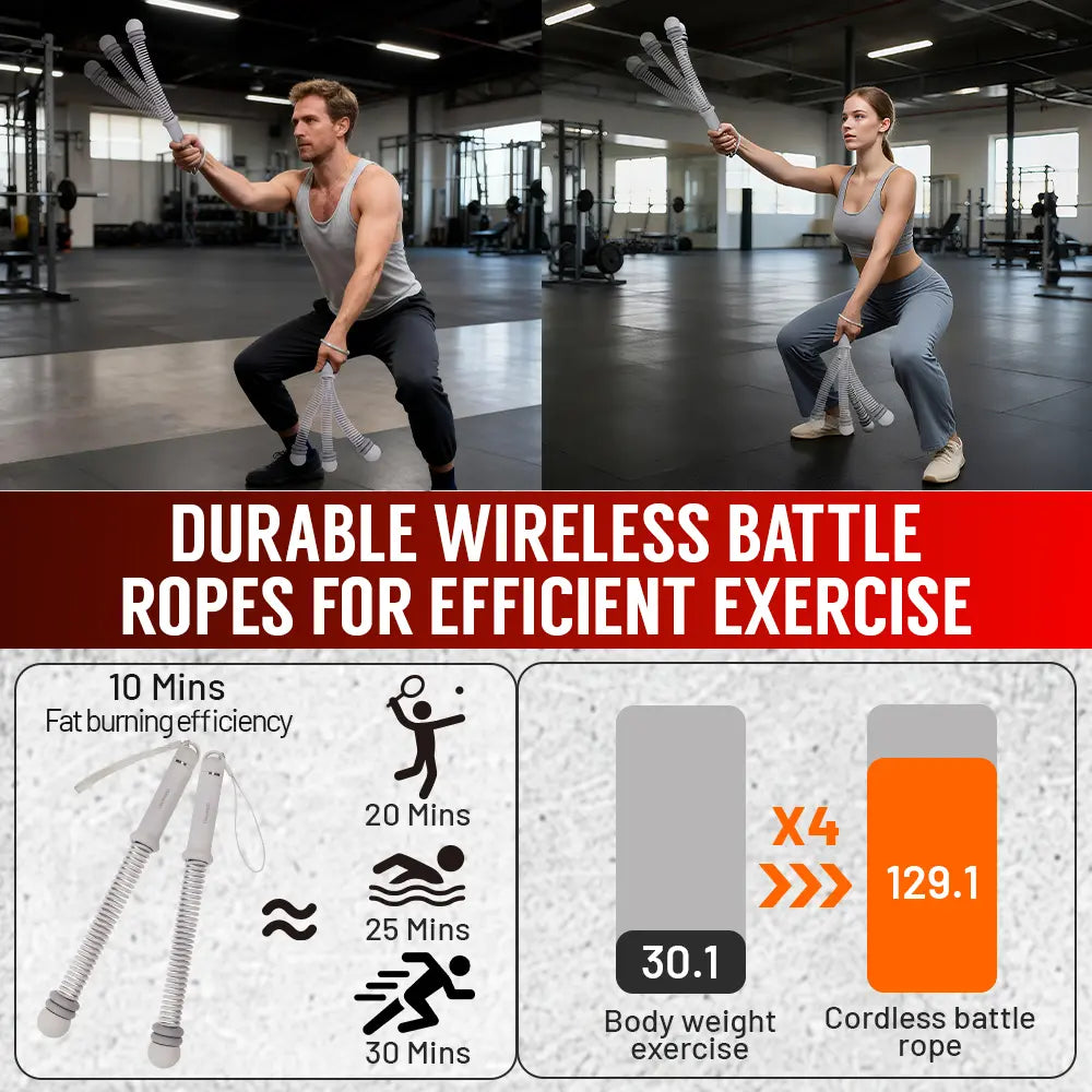 Unisex Cordless Jump Rope and Fitness Equipment