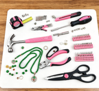 39-piece universal household tool set, with toolbox storage box