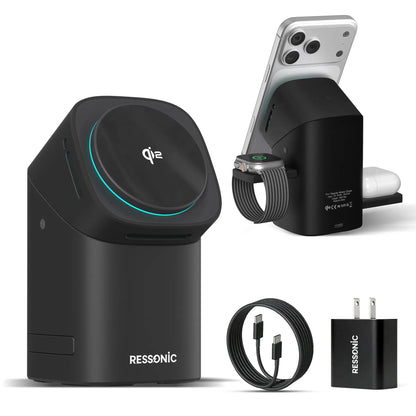 3 in 1 for Apple & Samsung Wireless Charger -Magnetic type