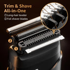 Foil Shavers for Men, Mini Razor, Compact Face Shaver, IPX7 Waterproof Wet Dry